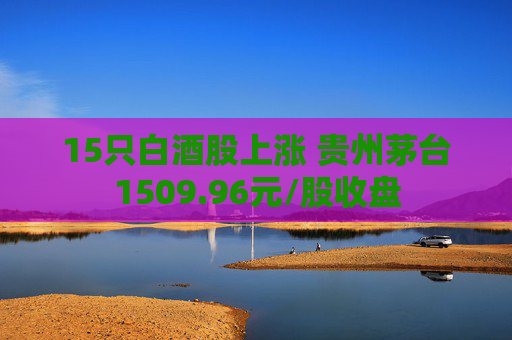 15只白酒股上涨 贵州茅台1509.96元/股收盘