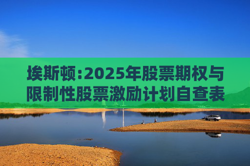 埃斯顿:2025年股票期权与限制性股票激励计划自查表