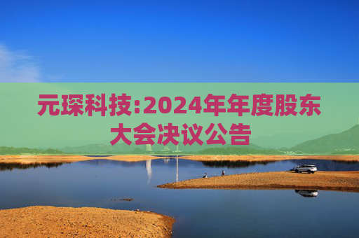 元琛科技:2024年年度股东大会决议公告