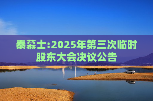 泰慕士:2025年第三次临时股东大会决议公告
