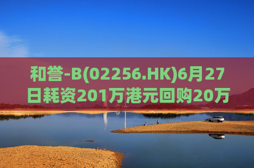和誉-B(02256.HK)6月27日耗资201万港元回购20万股  第1张
