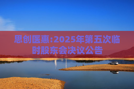 思创医惠:2025年第五次临时股东会决议公告
