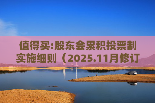 值得买:股东会累积投票制实施细则（2025.11月修订）