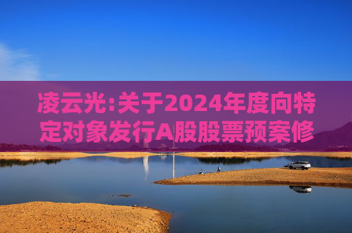 凌云光:关于2024年度向特定对象发行A股股票预案修订说明的公告