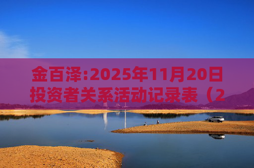 金百泽:2025年11月20日投资者关系活动记录表(2025年度深圳辖区上市公司投资者网上集体接待日活动)