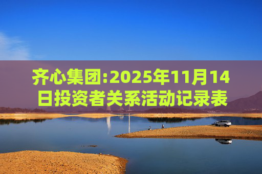 齐心集团:2025年11月14日投资者关系活动记录表