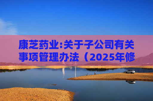 康芝药业:关于子公司有关事项管理办法(2025年修订)