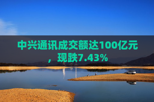 中兴通讯成交额达100亿元，现跌7.43%