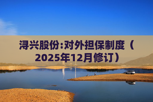 浔兴股份:对外担保制度（2025年12月修订）