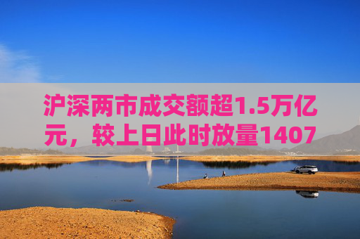 沪深两市成交额超1.5万亿元，较上日此时放量1407亿元