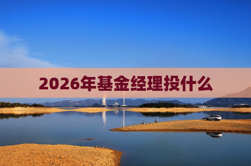2026年基金经理投什么