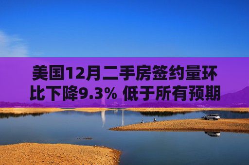 美国12月二手房签约量环比下降9.3% 低于所有预期