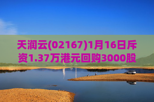 天润云(02167)1月16日斥资1.37万港元回购3000股