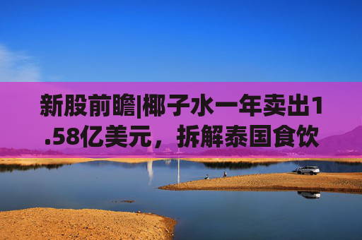 新股前瞻|椰子水一年卖出1.58亿美元，拆解泰国食饮龙头IFBH的“生意经”  第1张