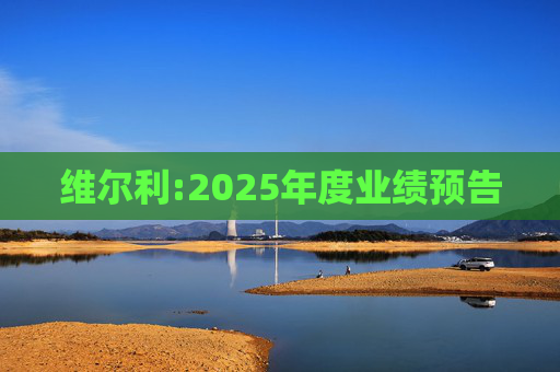 维尔利:2025年度业绩预告