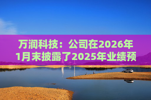 万润科技：公司在2026年1月末披露了2025年业绩预告