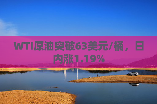 WTI原油突破63美元/桶，日内涨1.19%