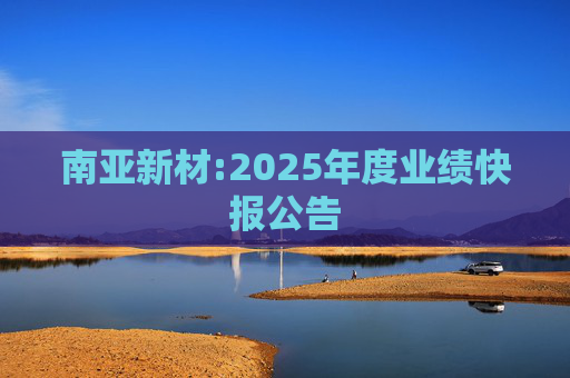 南亚新材:2025年度业绩快报公告