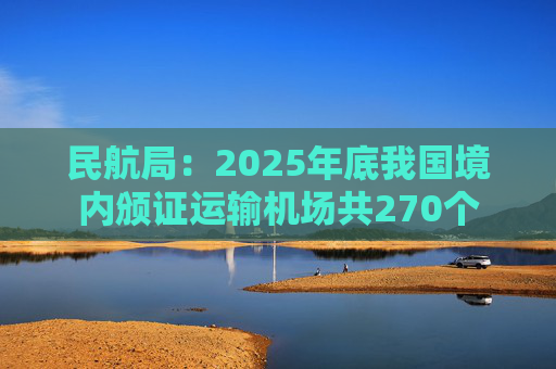 民航局:2025年底我国境内颁证运输机场共270个 第1张 民航局:2025年底我国境内颁证运输机场共270个 第1张