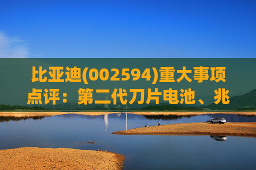 比亚迪(002594)重大事项点评：第二代刀片电池、兆瓦闪充引领行业技术新纪元