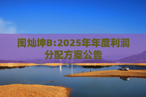 闽灿坤B:2025年年度利润分配方案公告