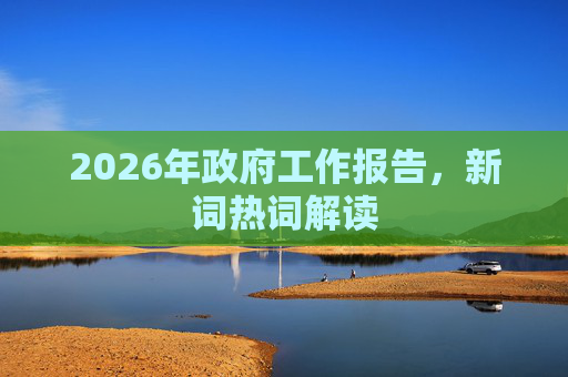 2026年政府工作报告，新词热词解读