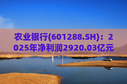 农业银行(601288.SH)：2025年净利润2920.03亿元