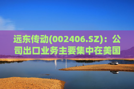 远东传动(002406.SZ)：公司出口业务主要集中在美国