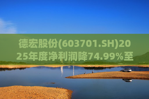 德宏股份(603701.SH)2025年度净利润降74.99%至1153.69万元