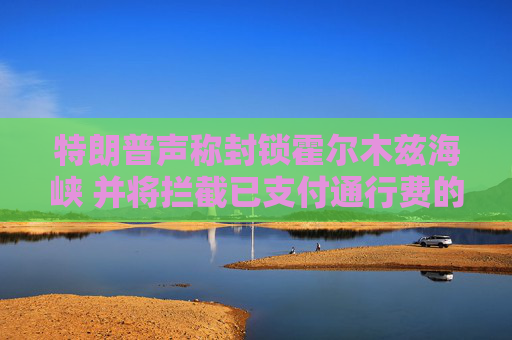 特朗普声称封锁霍尔木兹海峡 并将拦截已支付通行费的船只  第1张
