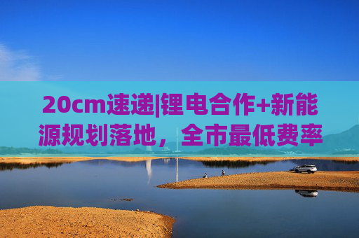 20cm速递|锂电合作+新能源规划落地，全市最低费率创业板新能源ETF华夏(159368)连续两日净流入