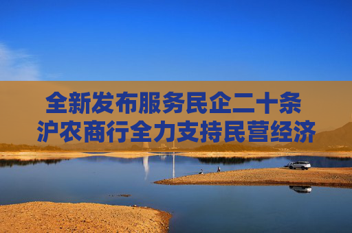 全新发布服务民企二十条 沪农商行全力支持民营经济做优做强