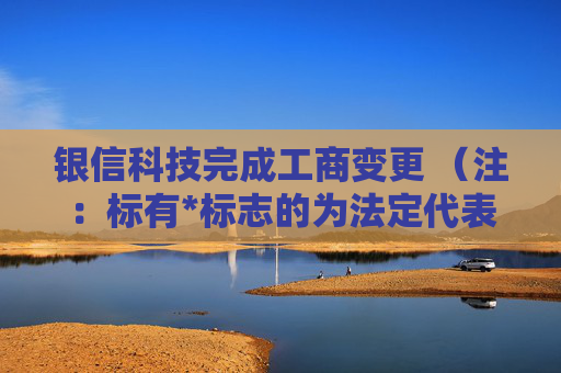 银信科技完成工商变更 （注：标有*标志的为法定代表人）1 詹立雄* 董事长2 朱元辉 董事3 张圣怀 董事4 骆小元 董事5 林静颖 董事6 詹立雄* 总经理7 卢英 监事会主席8 袁彩萍 监事9 张雅君 监事任董事（理事）、经理、监事