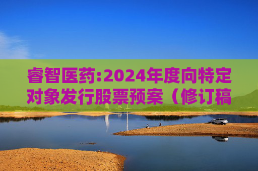 睿智医药:2024年度向特定对象发行股票预案（修订稿）  第1张