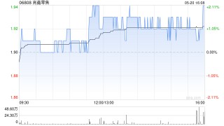 高鑫零售将于9月4日派发末期股息每股0.17港元