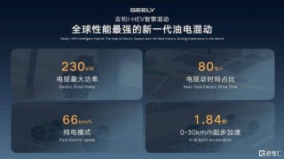 刷新多项行业纪录，颠覆传统混动技术 吉利i-HEV智擎混动技术正式发布，重新定义新一代油电混动