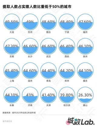 33城公积金年报 20城超半数人只缴不用？
