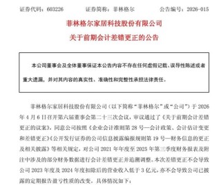 虚增收入被实锤，营收逼近“退市线”，菲林格尔易主是转型还是“金蝉脱壳”？