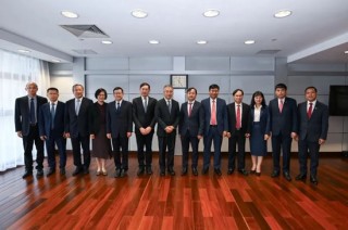 谷澍会见越南农业与农村发展银行董事长苏辉雨