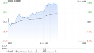 威胜控股午后涨超7% 附属中标巴西电力巨头CEMIG供货订单