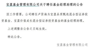 罕见！宝盈基金诡异的基金经理变动！