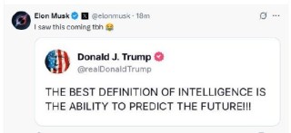 马斯克连发三条人工智能预测：实现完全自动驾驶、推理能力远超人类、预测未来