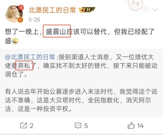 绩优基金大佬奔私，盛震山可平替引关注！前瞻布局黄金板块，不追热点，专注挖掘逆周期投资机会