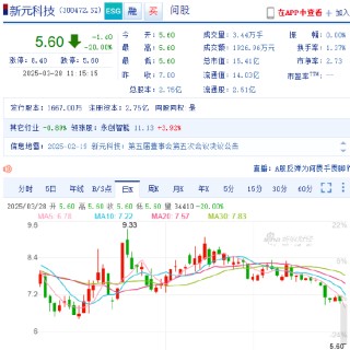 新元科技遭立案股价跌停 董秘立案前夕“跑路”任职不满4个月