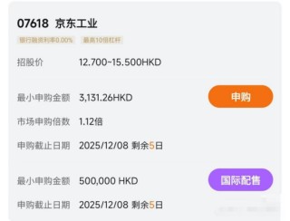 京东工业启动全球发售：IPO估值较B轮估值折让近20% 滚动市盈率接近50倍 基石靠老股东撑场