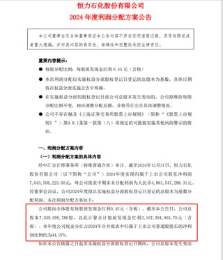 累计分红远超募资！600346，拟10派4.5元，股息率2.9%！