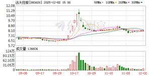 远大控股：公司及控股子公司对外担保额度总金额1050185万元