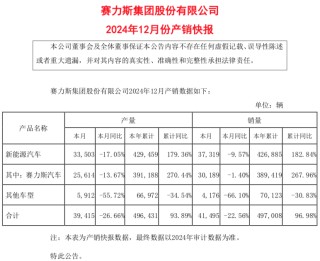 终于赚钱了！赛力斯集团财报发布