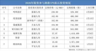 斥资近10亿港元！险资掘金港股IPO，看好哪些领域？