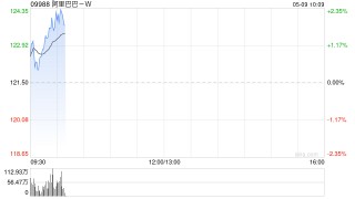 阿里巴巴-W5月7日斥资999.06万美元回购64.56万股